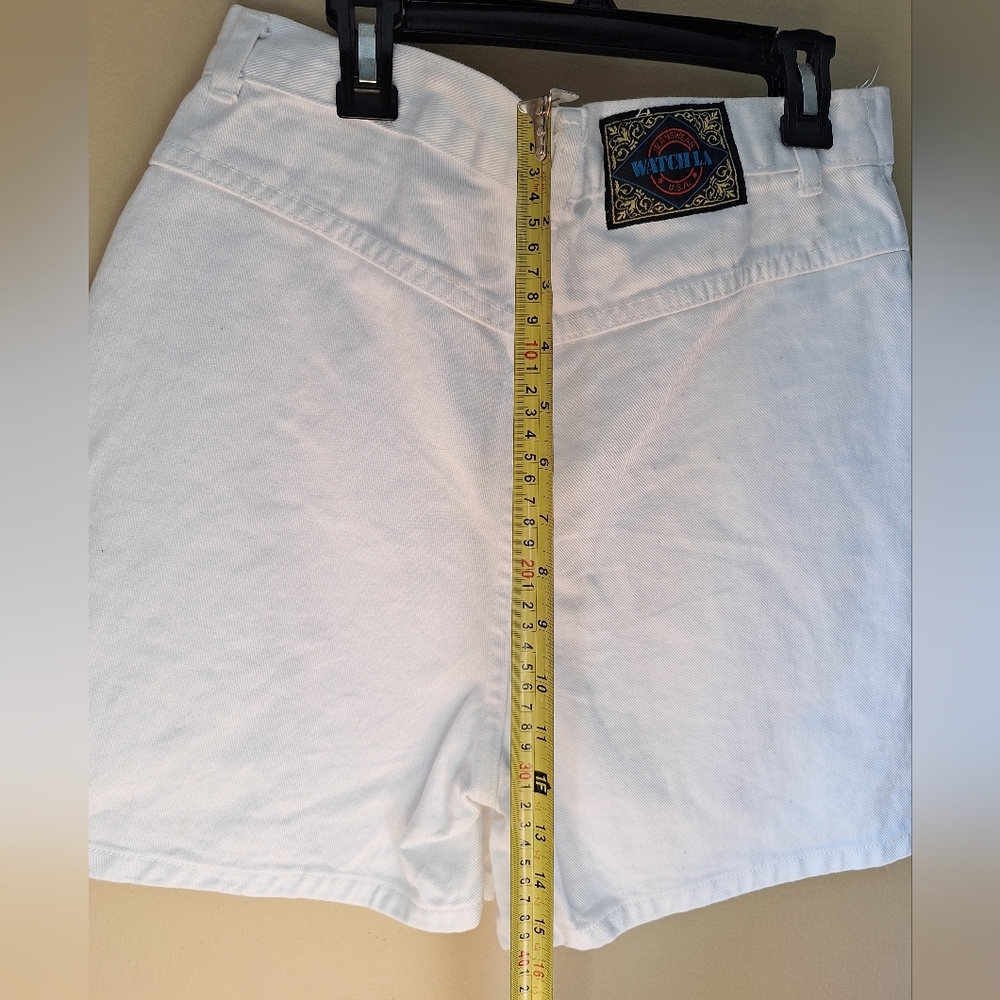 Vtg Wacha L.A. white skirt-pants Sz.11/12 - Picture 8 of 8